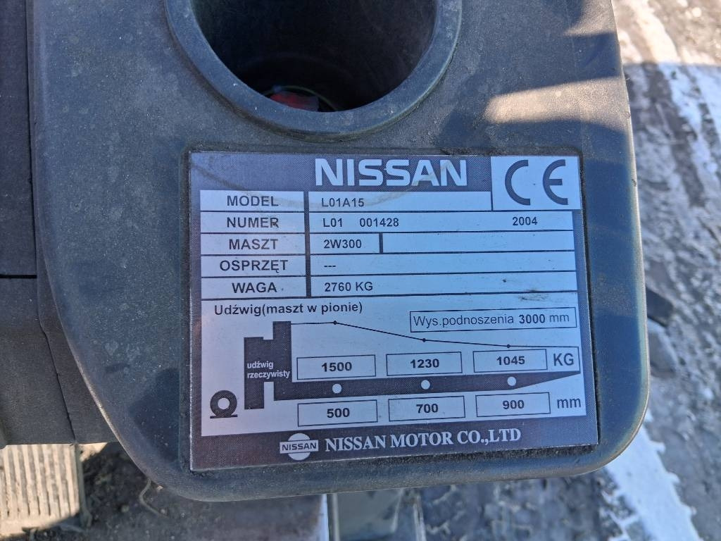 Nissan L01A15 - Forklift LPG: gambar 3 Nissan L01A15 - Forklift LPG: gambar 3