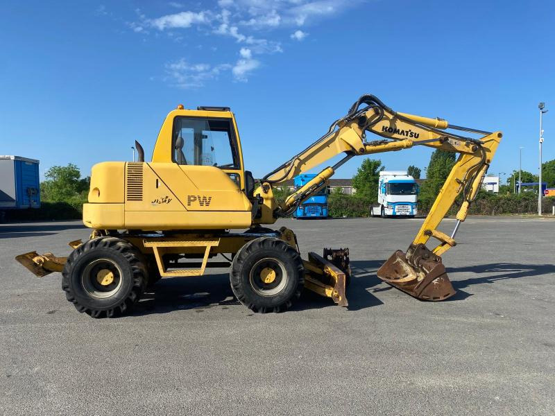 Komatsu PW95 - Ekskavator roda: gambar 5 Komatsu PW95 - Ekskavator roda: gambar 5