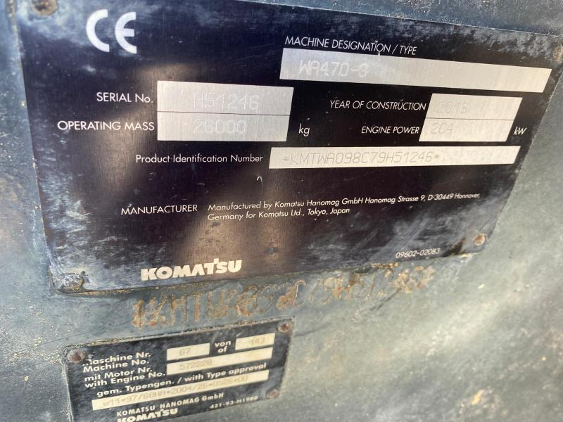 Wheel loader Komatsu WA470 -8: gambar 9