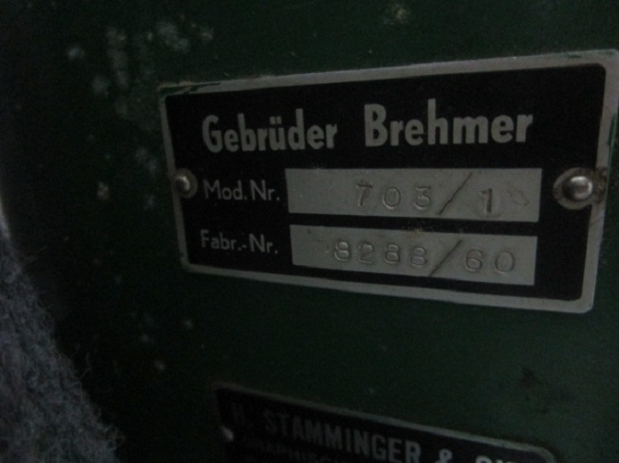 GEBRÜDER BREHMER 703/1 - Mesin percetakan: gambar 4 GEBRÜDER BREHMER 703/1 - Mesin percetakan: gambar 4
