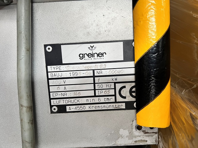GREINER STAPELUNG - Mesin pengemas: gambar 3 GREINER STAPELUNG - Mesin pengemas: gambar 3