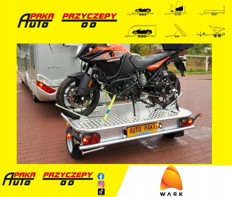 PRZYCZEPA DO POD MOTOCYKL / SKUTER, DMC 750 KG / MOTORCYCLE / SCOOTER TRAILER, DMC 750 KG - Trailer sepeda motor: gambar 1 PRZYCZEPA DO POD MOTOCYKL / SKUTER, DMC 750 KG / MOTORCYCLE / SCOOTER TRAILER, DMC 750 KG - Trailer sepeda motor: gambar 1