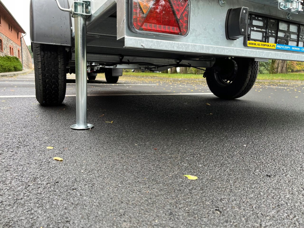 Trailer kotak tertutup baru PRZYCZEPA KONTENER CARGO BOX 2,6 x 1,5 ZABUDOWANA / CARGO CONTAINER TRAILER BOX 2.6 x 1.5 ENCLOSED: gambar 11