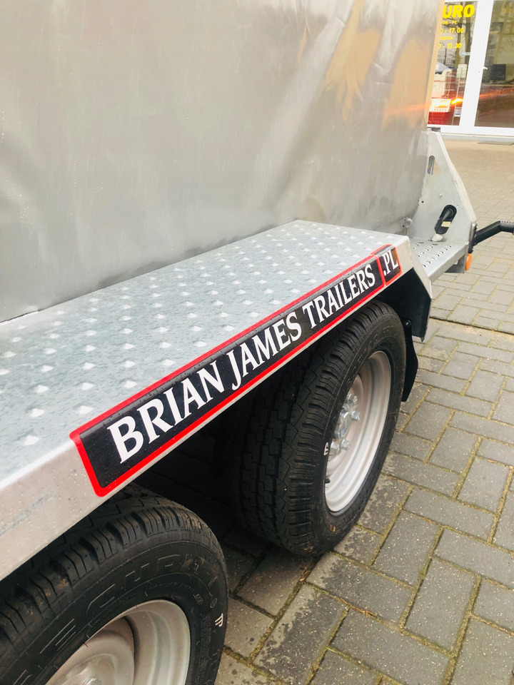 PRZYCZEPA LAWETA DO MINIKOPARKI ŻURAWIA Z PLANDEKĄ / MINI EXCAVATOR CRANE TRANSPORTER TRAILER WITH TARPAULIN - Trailer untuk mesin konstruksi: gambar 4 PRZYCZEPA LAWETA DO MINIKOPARKI ŻURAWIA Z PLANDEKĄ / MINI EXCAVATOR CRANE TRANSPORTER TRAILER WITH TARPAULIN - Trailer untuk mesin konstruksi: gambar 4