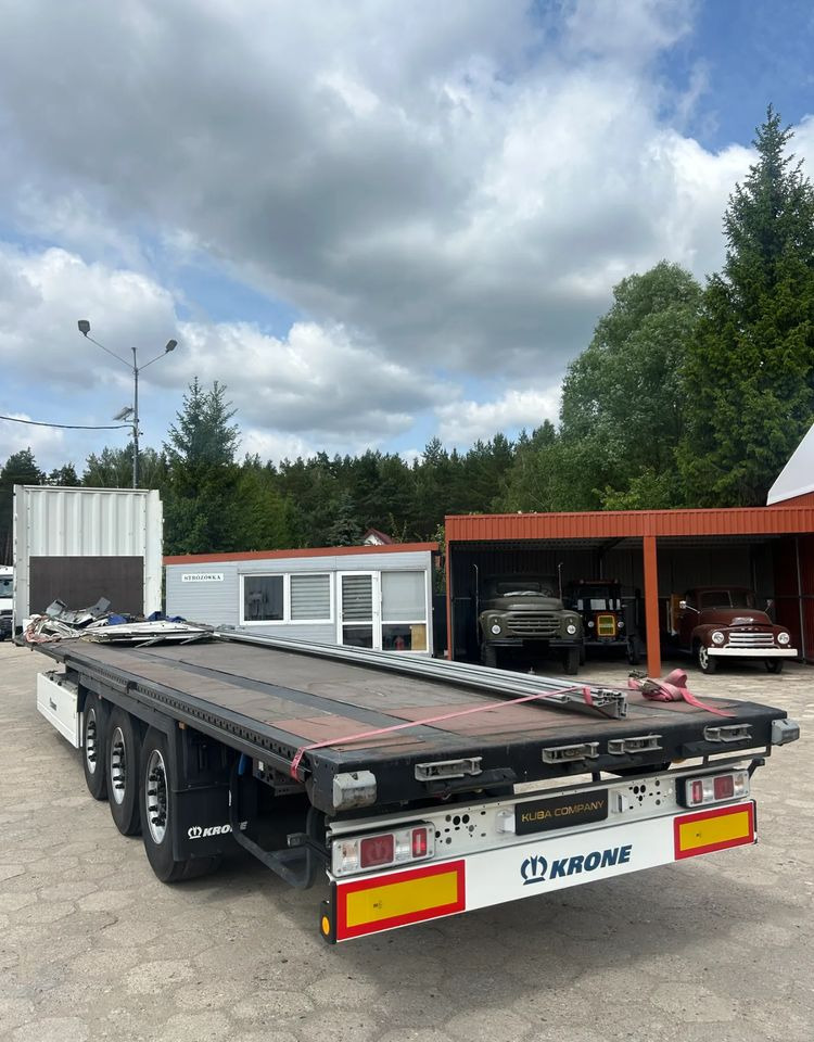 Krone SD FIRANKA / PLATFORMA / USZKODZONA ZABUDOWA / 2019 ROK !! - Semi-trailer flatbed: gambar 4 Krone SD FIRANKA / PLATFORMA / USZKODZONA ZABUDOWA / 2019 ROK !! - Semi-trailer flatbed: gambar 4