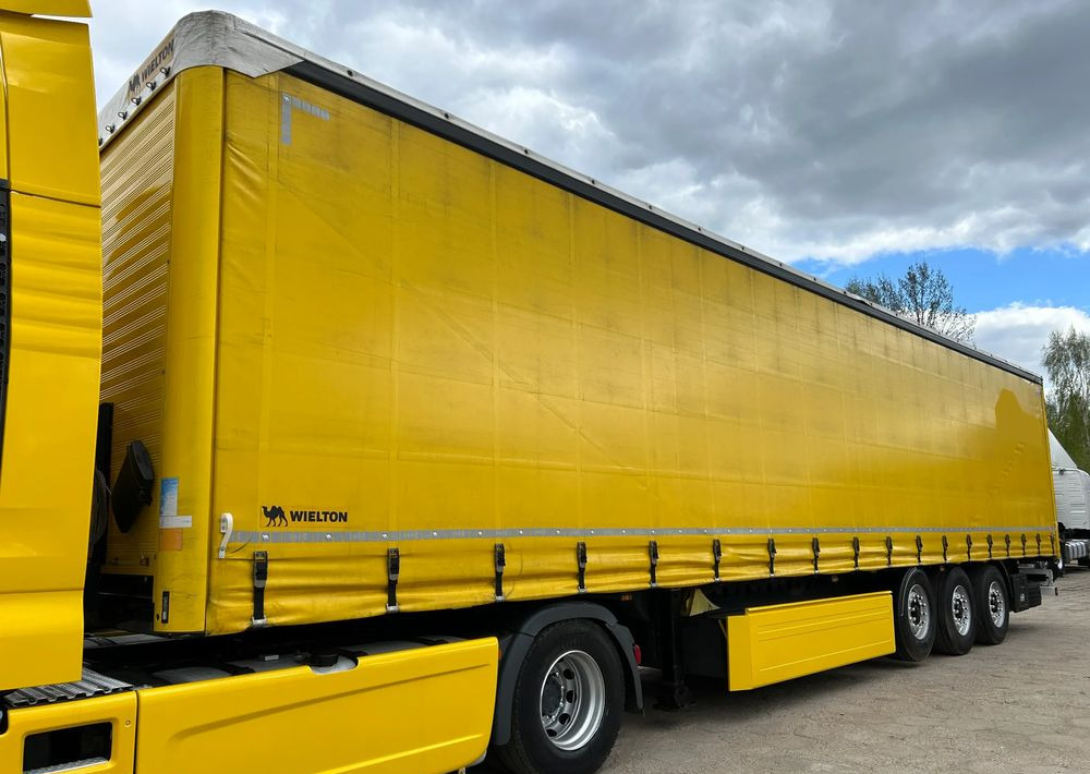 Wielton NS3K FIRANKA / STANDARD / OŚ PODNOSZONA / KOSZ PALETOWY / 2019 ROK !! - Semi-trailer dengan terpal samping: gambar 1 Wielton NS3K FIRANKA / STANDARD / OŚ PODNOSZONA / KOSZ PALETOWY / 2019 ROK !! - Semi-trailer dengan terpal samping: gambar 1