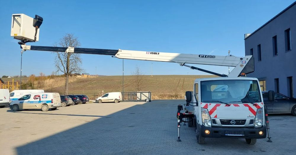 Nissan NT400 CABSTAR podnośnik koszowy ISOLI PT200 - Platform udara yang dipasang di truk: gambar 1 Nissan NT400 CABSTAR podnośnik koszowy ISOLI PT200 - Platform udara yang dipasang di truk: gambar 1