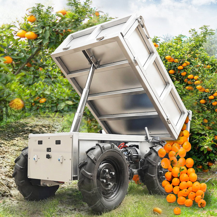 LEZUM Electric Remote Control Transporter Agricultural Orchard Farm Electric Utv Material Handling Equipment All Terrain Transport Vehicle - ATV: gambar 1 LEZUM Electric Remote Control Transporter Agricultural Orchard Farm Electric Utv Material Handling Equipment All Terrain Transport Vehicle - ATV: gambar 1