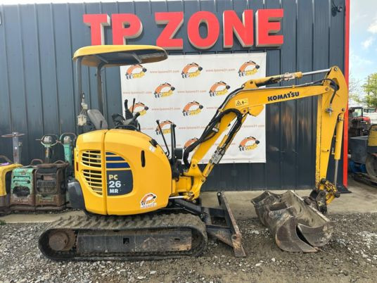 Komatsu PC26MR-3 à 19900€ HT - Ekskavator mini: gambar 1 Komatsu PC26MR-3 à 19900€ HT - Ekskavator mini: gambar 1