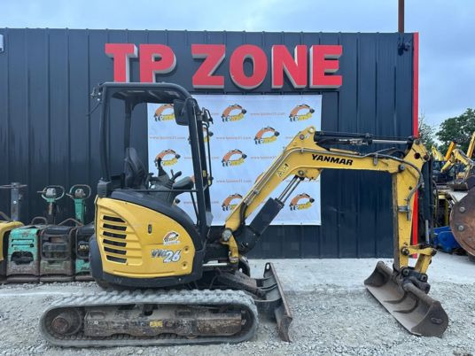Yanmar VIO26-6 Canopy à 21500 € HT - Ekskavator mini: gambar 1 Yanmar VIO26-6 Canopy à 21500 € HT - Ekskavator mini: gambar 1