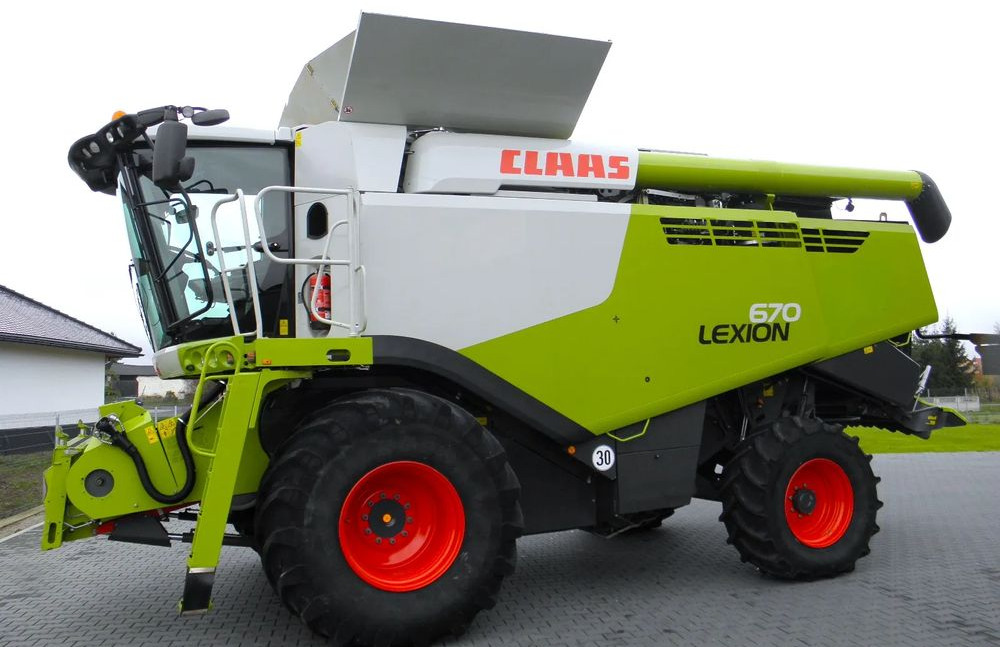 Claas Lexion 670 2019 Rok, Heder V 770, Najbogatsza Wersja, Nie Malowany, Stan Idealny - Pemanen gabungan: gambar 3 Claas Lexion 670 2019 Rok, Heder V 770, Najbogatsza Wersja, Nie Malowany, Stan Idealny - Pemanen gabungan: gambar 3