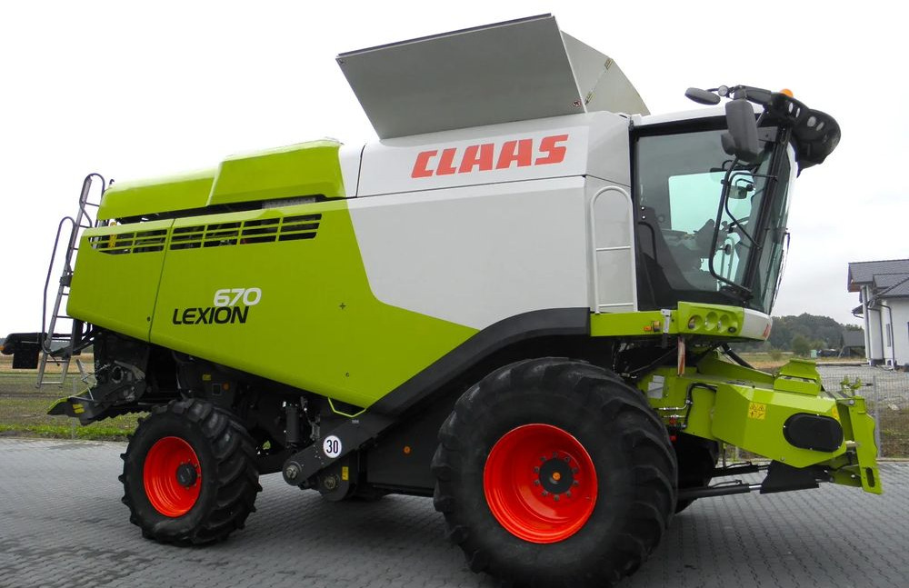 Claas Lexion 670 2019 Rok, Heder V 770, Najbogatsza Wersja, Nie Malowany, Stan Idealny - Pemanen gabungan: gambar 2 Claas Lexion 670 2019 Rok, Heder V 770, Najbogatsza Wersja, Nie Malowany, Stan Idealny - Pemanen gabungan: gambar 2