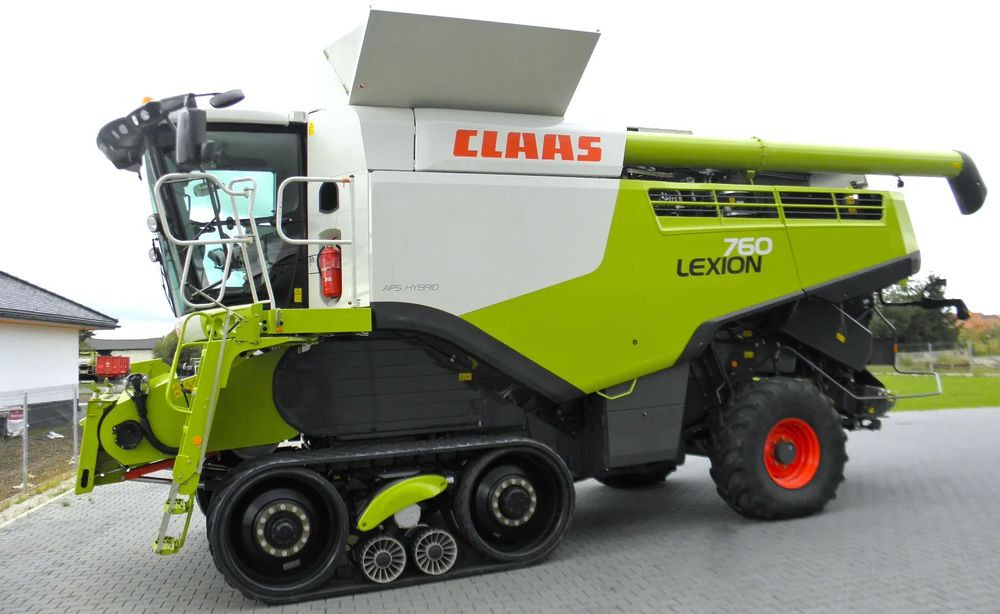Claas Lexion 760 Terra Trac 2015 Rok, 1900 motgodzin, Heder V 930 2019 Rok, Najbogatsza Wersja, Nie Malowany, Stan Idealny - Pemanen gabungan: gambar 4 Claas Lexion 760 Terra Trac 2015 Rok, 1900 motgodzin, Heder V 930 2019 Rok, Najbogatsza Wersja, Nie Malowany, Stan Idealny - Pemanen gabungan: gambar 4