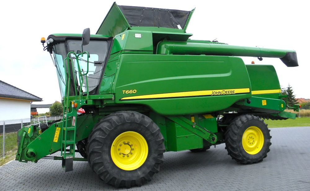 John Deere T660 2008 rok , Heder 6,7 m, Wilgotnosciomierz, Waga, Najbogatsza Wersja, Stan Idealny - Pemanen gabungan: gambar 1 John Deere T660 2008 rok , Heder 6,7 m, Wilgotnosciomierz, Waga, Najbogatsza Wersja, Stan Idealny - Pemanen gabungan: gambar 1