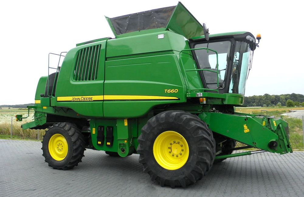 John Deere T660 2008 rok , Heder 6,7 m, Wilgotnosciomierz, Waga, Najbogatsza Wersja, Stan Idealny - Pemanen gabungan: gambar 4 John Deere T660 2008 rok , Heder 6,7 m, Wilgotnosciomierz, Waga, Najbogatsza Wersja, Stan Idealny - Pemanen gabungan: gambar 4