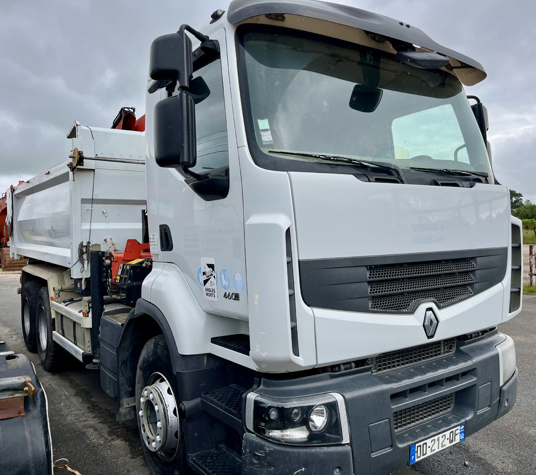 RENAULT Premium Lander 460dxi bibenne grue Palfinger pk16001 - Truk jungkit, Truk derek: gambar 1 RENAULT Premium Lander 460dxi bibenne grue Palfinger pk16001 - Truk jungkit, Truk derek: gambar 1