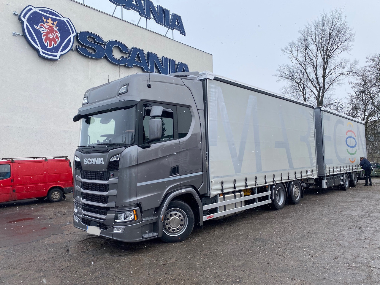 Scania S540 6x2LB - Bodi flatbed: gambar 1 Scania S540 6x2LB - Bodi flatbed: gambar 1