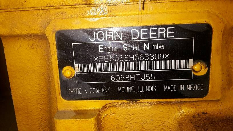 John Deere 6068 HTJ55 - Mesin untuk Mesin kehutanan: gambar 1 John Deere 6068 HTJ55 - Mesin untuk Mesin kehutanan: gambar 1