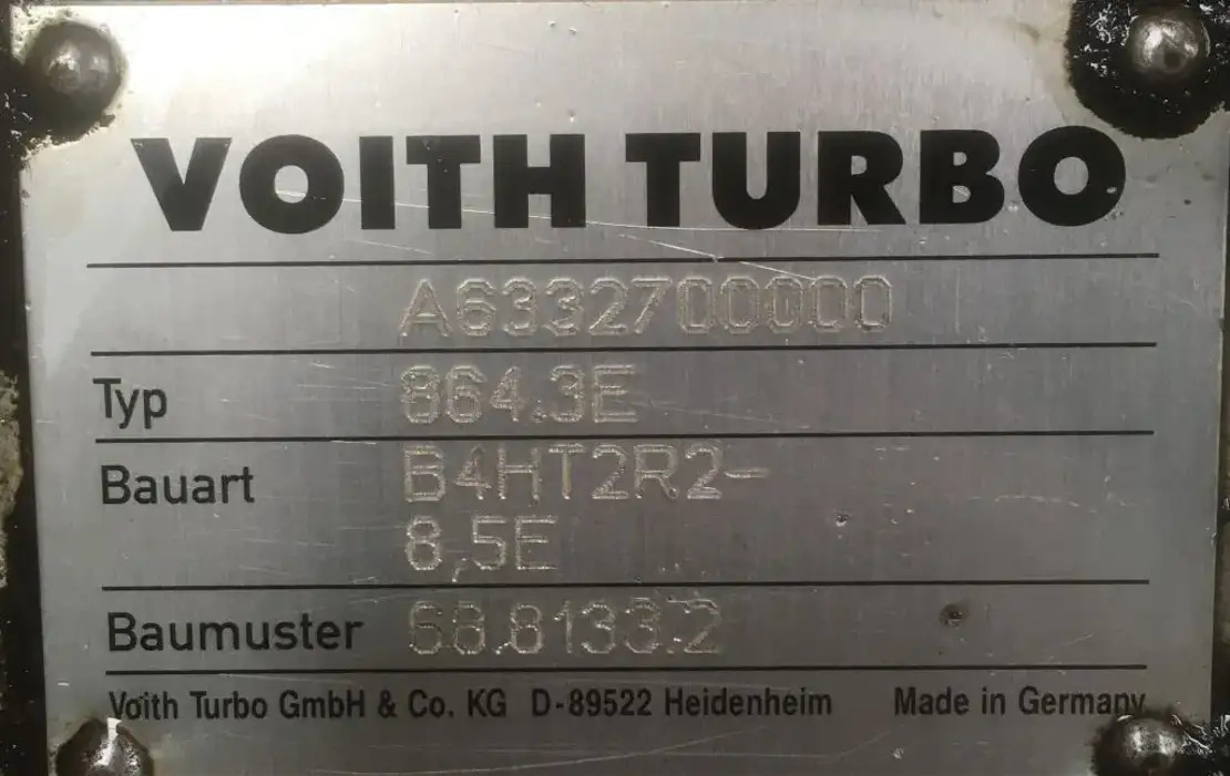 Mercedes-Benz Voith 864.3E Busgetriebe B4HT2R2 -8.5E Mercedes Citaro LE A6332700 - Penularan untuk Bus: gambar 2 Mercedes-Benz Voith 864.3E Busgetriebe B4HT2R2 -8.5E Mercedes Citaro LE A6332700 - Penularan untuk Bus: gambar 2