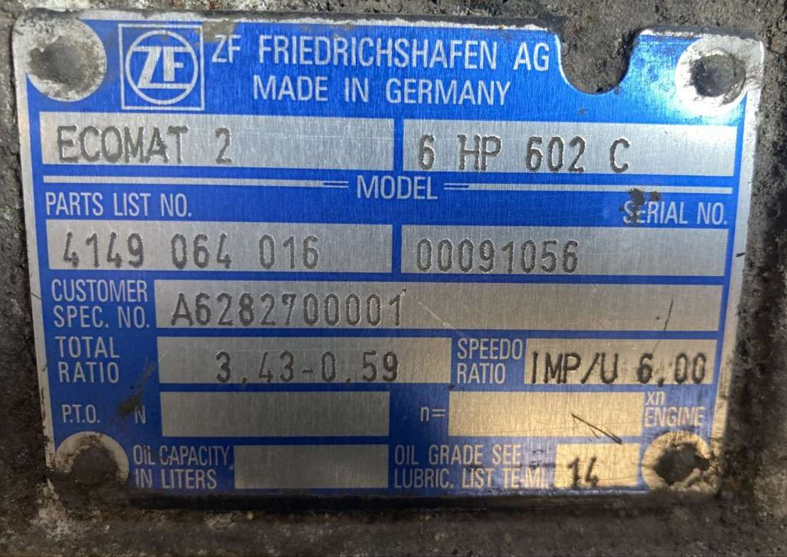 ZF Getriebe ZF 6HP 602C 6HP602C 4149064016 Mercedes Citaro Ecomat 2 A6282700001 - Gearbox untuk Bus: gambar 2 ZF Getriebe ZF 6HP 602C 6HP602C 4149064016 Mercedes Citaro Ecomat 2 A6282700001 - Gearbox untuk Bus: gambar 2