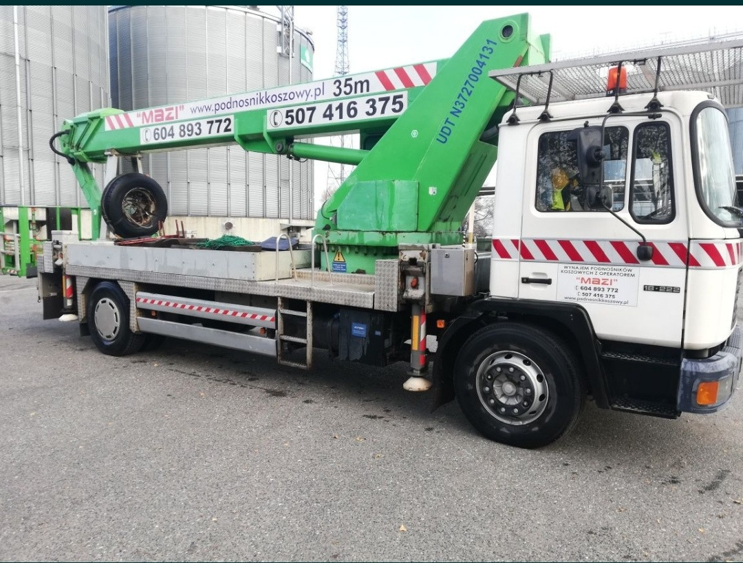 Man 18.222 Wumag WT 350 - Platform udara yang dipasang di truk: gambar 2 Man 18.222 Wumag WT 350 - Platform udara yang dipasang di truk: gambar 2