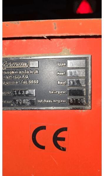GRIMME DR1500 - Mesin pemanen kentang: gambar 3 GRIMME DR1500 - Mesin pemanen kentang: gambar 3