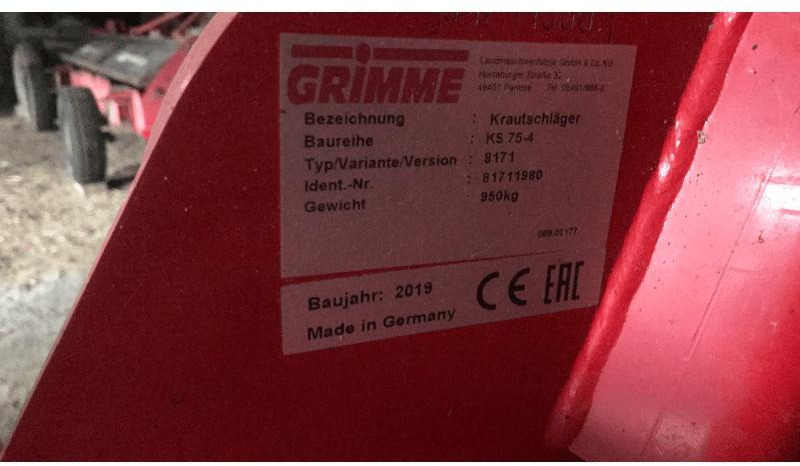 GRIMME KS75/4 - Mesin budidaya kentang: gambar 5 GRIMME KS75/4 - Mesin budidaya kentang: gambar 5