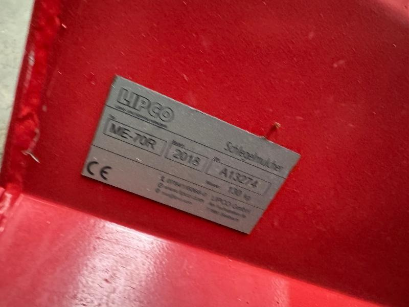 LIPCO ME70R - Mesin pemotong chopper/ Mulcher: gambar 3 LIPCO ME70R - Mesin pemotong chopper/ Mulcher: gambar 3