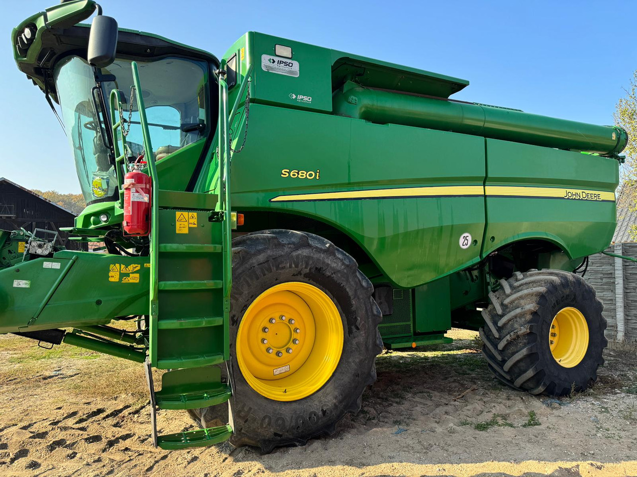 John Deere S680i combine + 635X Header + Zurn trailer - Pemanen gabungan: gambar 2 John Deere S680i combine + 635X Header + Zurn trailer - Pemanen gabungan: gambar 2