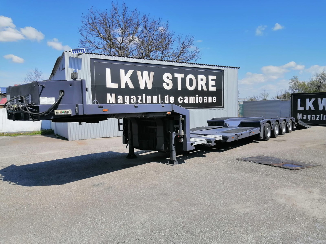 Langendorf Trailer-Tiefbett, 4 Axe, 59 to, extension, TOP !!! - Semi-trailer low bed: gambar 5 Langendorf Trailer-Tiefbett, 4 Axe, 59 to, extension, TOP !!! - Semi-trailer low bed: gambar 5