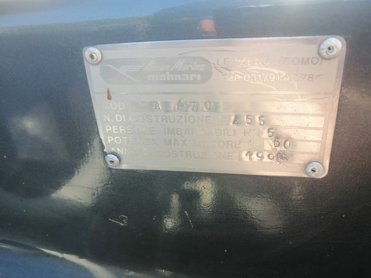 Peralatan lainnya Airon Marine A 470 Boat: gambar 12