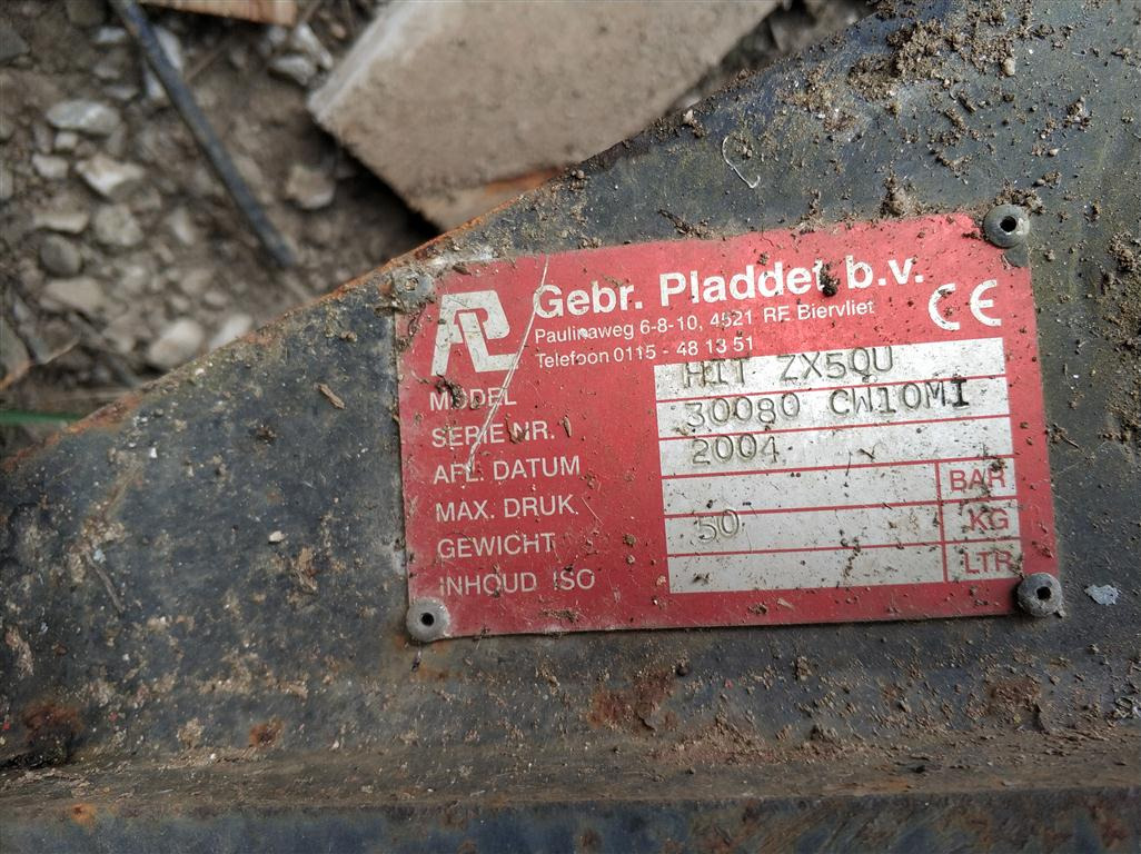 Pladdef HIT ZX5GU Quick coupler CW 10 - Skrup cepat: gambar 3 Pladdef HIT ZX5GU Quick coupler CW 10 - Skrup cepat: gambar 3