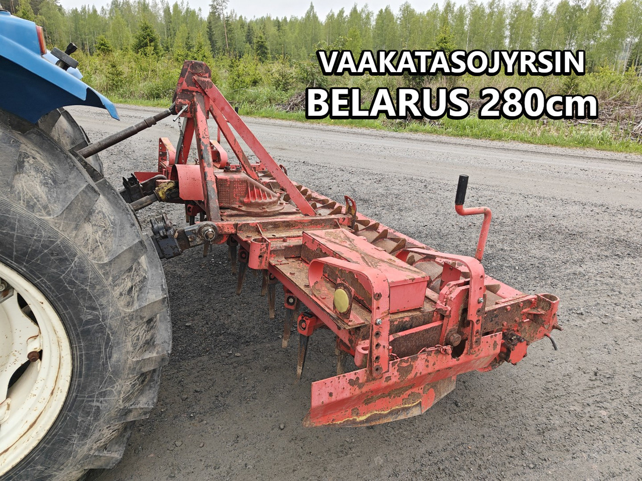 Belarus 280cm vaakatasojyrsin haineväpakkerilla, katso video! - Garu putar: gambar 1 Belarus 280cm vaakatasojyrsin haineväpakkerilla, katso video! - Garu putar: gambar 1