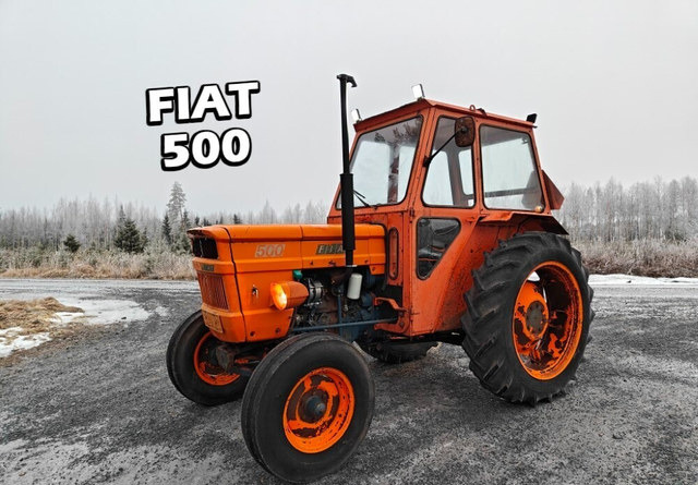 Fiat 500 hytillinen pikkutraktori - Traktor: gambar 1 Fiat 500 hytillinen pikkutraktori - Traktor: gambar 1