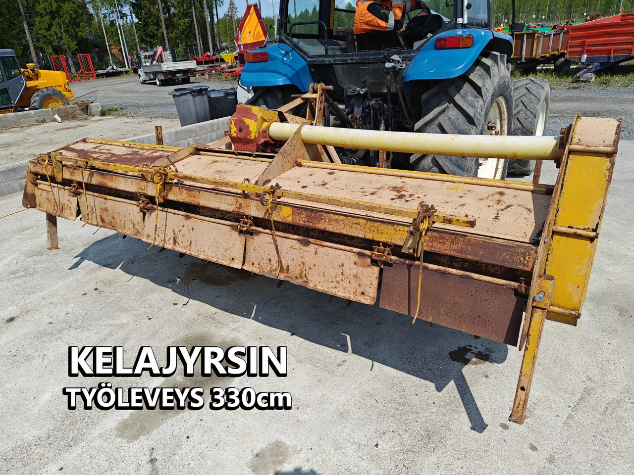 Kelajyrsin 330cm, katso video! - Rotavator: gambar 1 Kelajyrsin 330cm, katso video! - Rotavator: gambar 1
