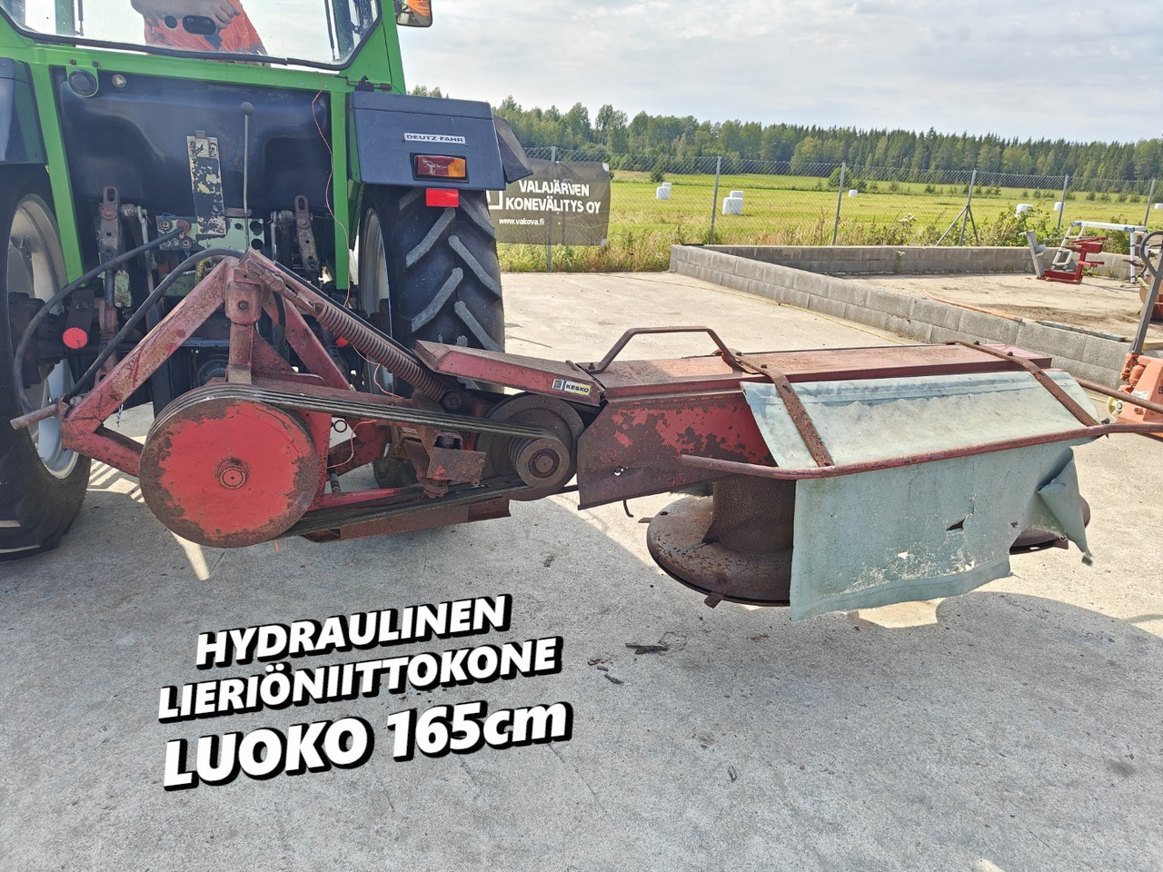 Luoko 165cm lieriöniittokone - hydraulinen - Mesin pemotong padang rumput: gambar 1 Luoko 165cm lieriöniittokone - hydraulinen - Mesin pemotong padang rumput: gambar 1