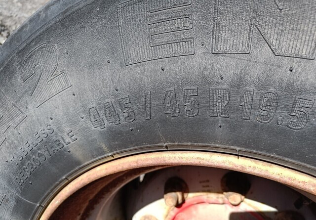 Peräkärryn akseli 445/45R19.5 leveillä renkailla - Poros dan bagian untuk Trailer: gambar 5 Peräkärryn akseli 445/45R19.5 leveillä renkailla - Poros dan bagian untuk Trailer: gambar 5