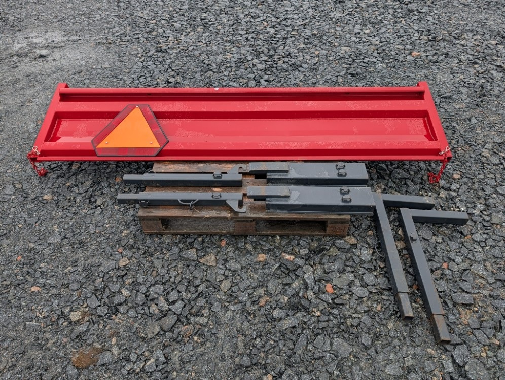 Trailer jungkit pertanian/ Tempat sampah Tuhti WS120 telikippikärry: gambar 17