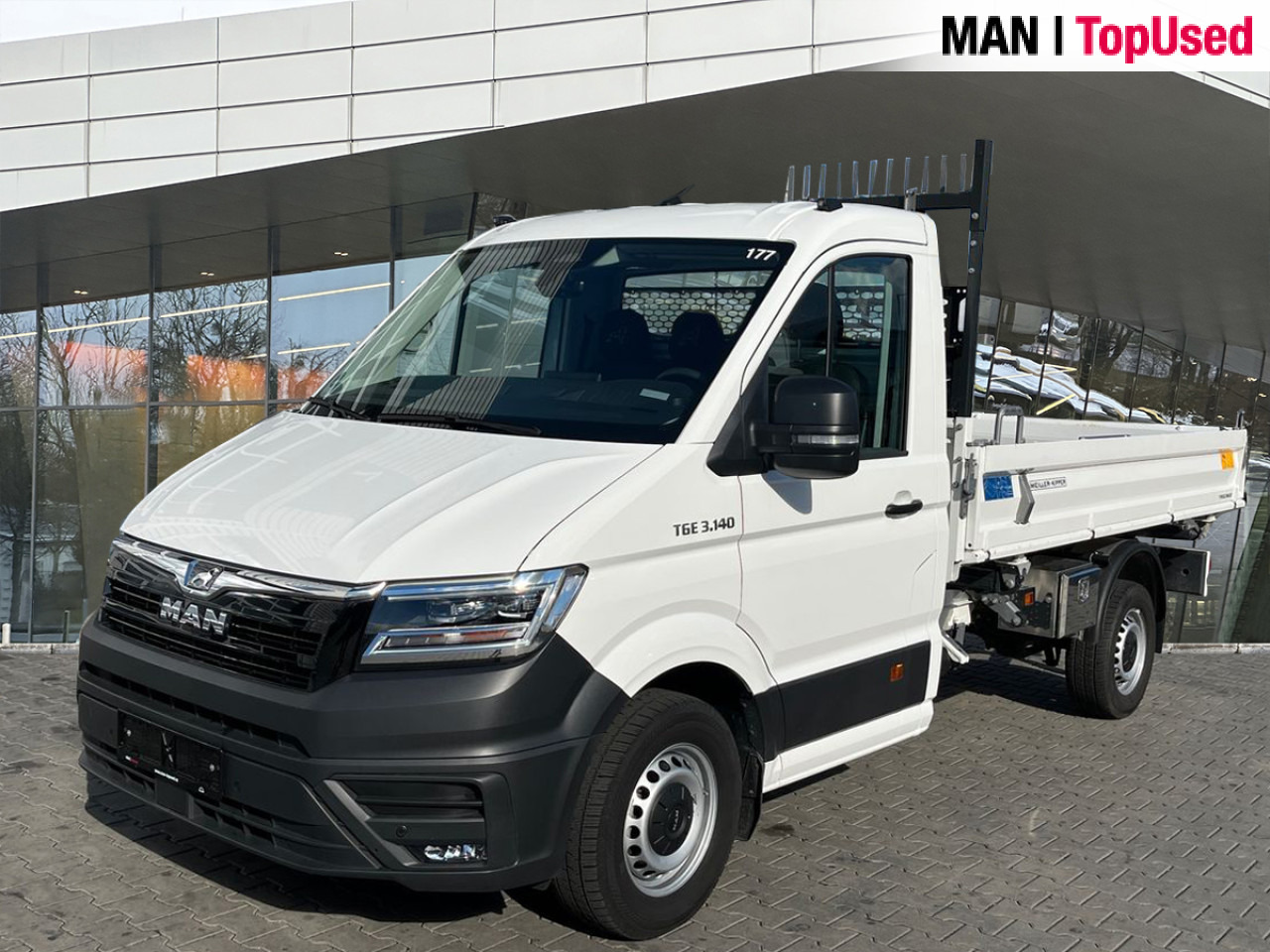 MAN TGE 3.140 4X2F SB kipper 3S Meiller Klima AHK ZV - Van panel: gambar 1 MAN TGE 3.140 4X2F SB kipper 3S Meiller Klima AHK ZV - Van panel: gambar 1