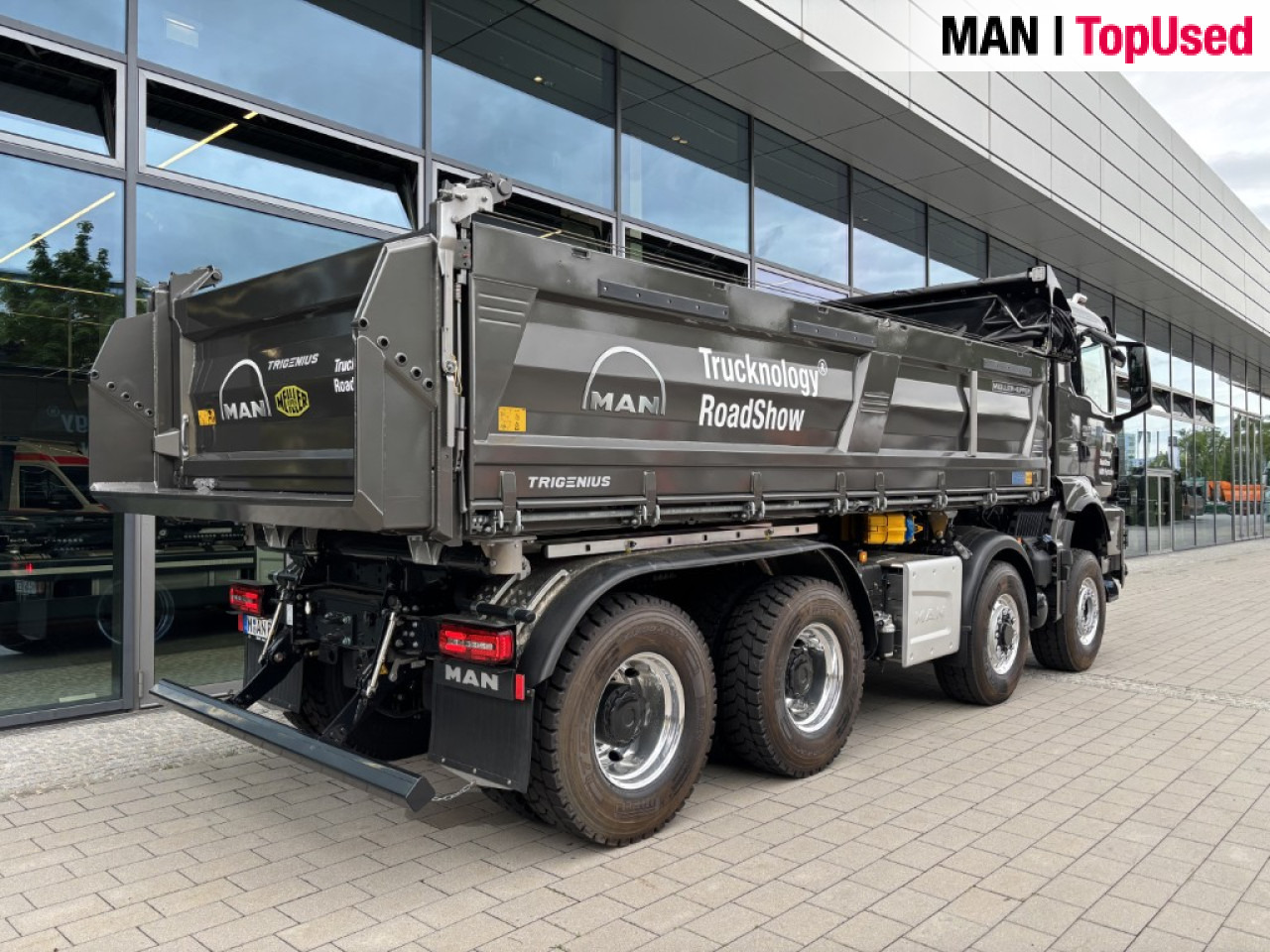 MAN TGS 35.540 8x4H BL CH MEILLER TRIGENIUS Pritarder - Truk jungkit: gambar 5 MAN TGS 35.540 8x4H BL CH MEILLER TRIGENIUS Pritarder - Truk jungkit: gambar 5