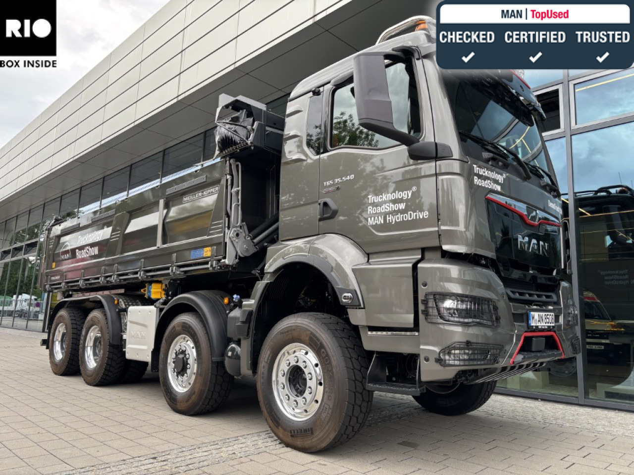 MAN TGS 35.540 8x4H BL CH MEILLER TRIGENIUS Pritarder - Truk jungkit: gambar 1 MAN TGS 35.540 8x4H BL CH MEILLER TRIGENIUS Pritarder - Truk jungkit: gambar 1