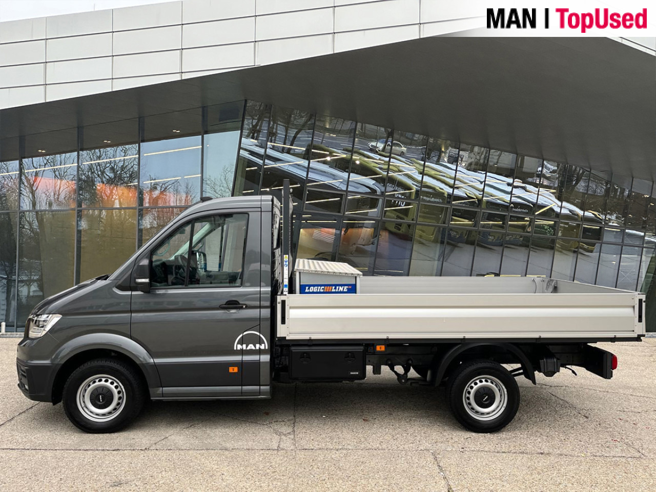 MAN TGE 3.140 4X2F SB, Automatic, Flat bed Klima ZV - Van flatbed: gambar 3 MAN TGE 3.140 4X2F SB, Automatic, Flat bed Klima ZV - Van flatbed: gambar 3