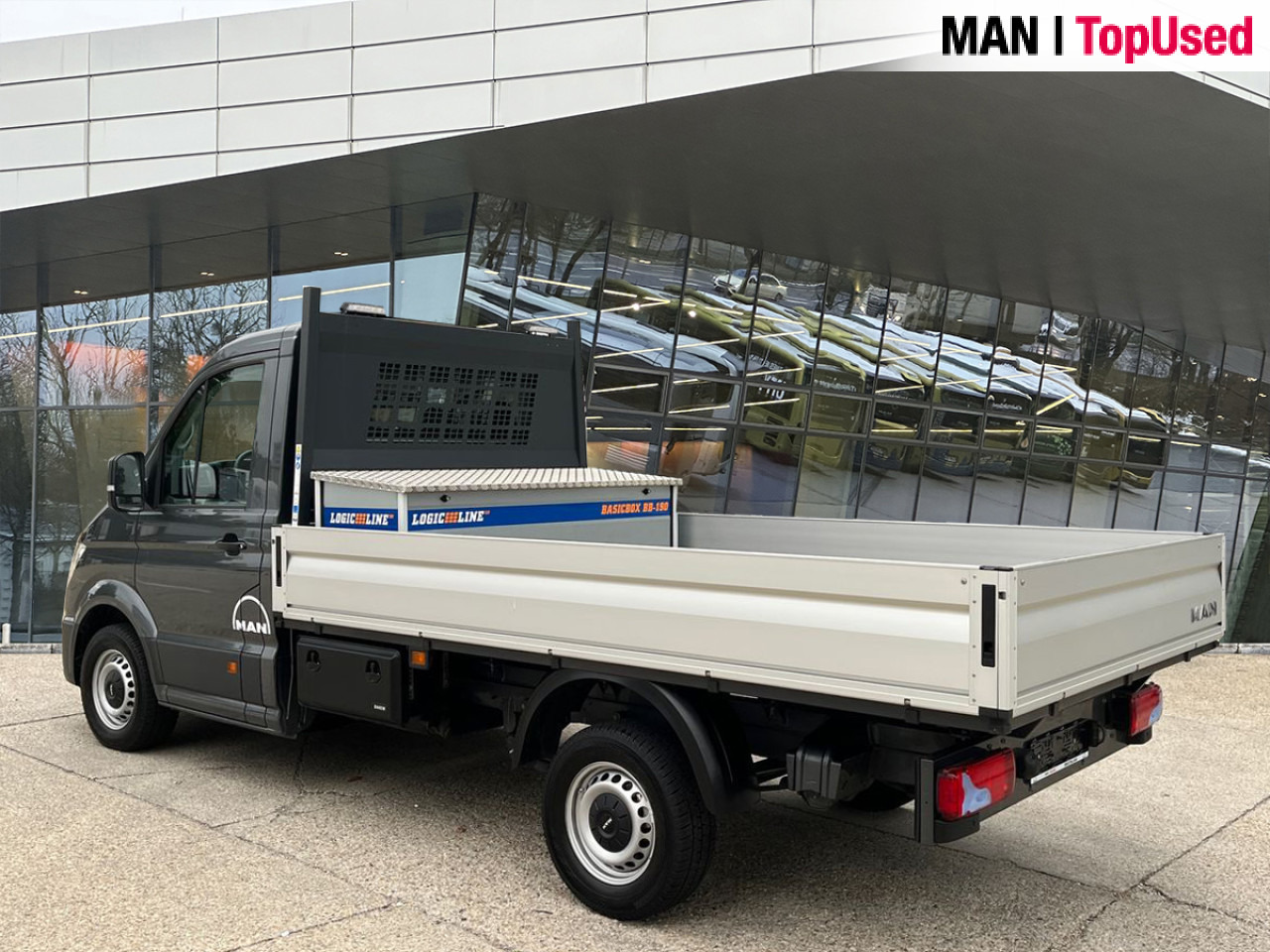 MAN TGE 3.140 4X2F SB, Automatic, Flat bed Klima ZV - Van flatbed: gambar 2 MAN TGE 3.140 4X2F SB, Automatic, Flat bed Klima ZV - Van flatbed: gambar 2