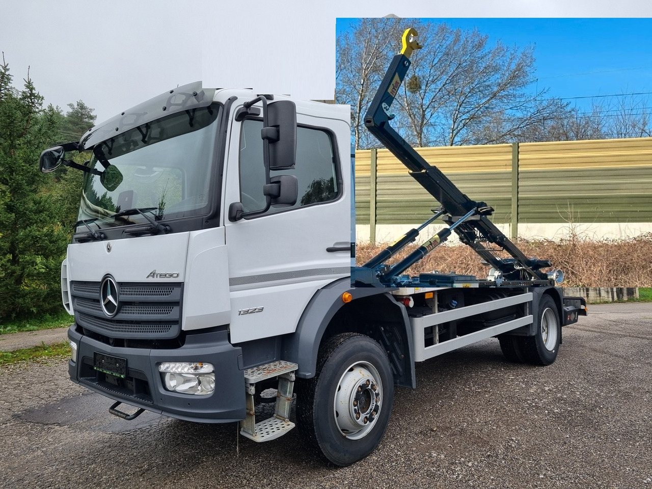 MERCEDES-BENZ ATEGO 1323 4x4 ABROLKIPPER - Hook lift: gambar 1 MERCEDES-BENZ ATEGO 1323 4x4 ABROLKIPPER - Hook lift: gambar 1