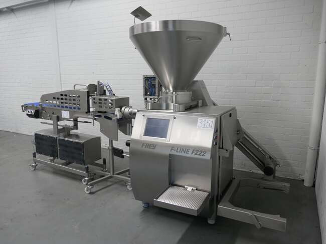 Frey grinded meat / burger line F-222 - Mesin makanan: gambar 2 Frey grinded meat / burger line F-222 - Mesin makanan: gambar 2