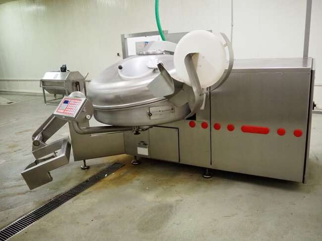 Mesin makanan Laska vacuum bowl cutter KU200V: gambar 5