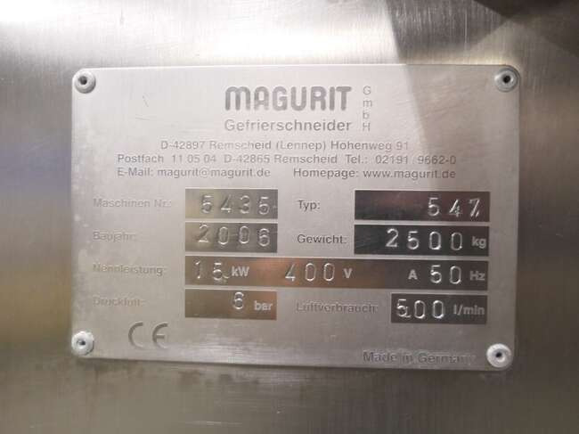 Magurit 3D cutting line for frozen products Unicut 547 - Mesin makanan: gambar 5 Magurit 3D cutting line for frozen products Unicut 547 - Mesin makanan: gambar 5
