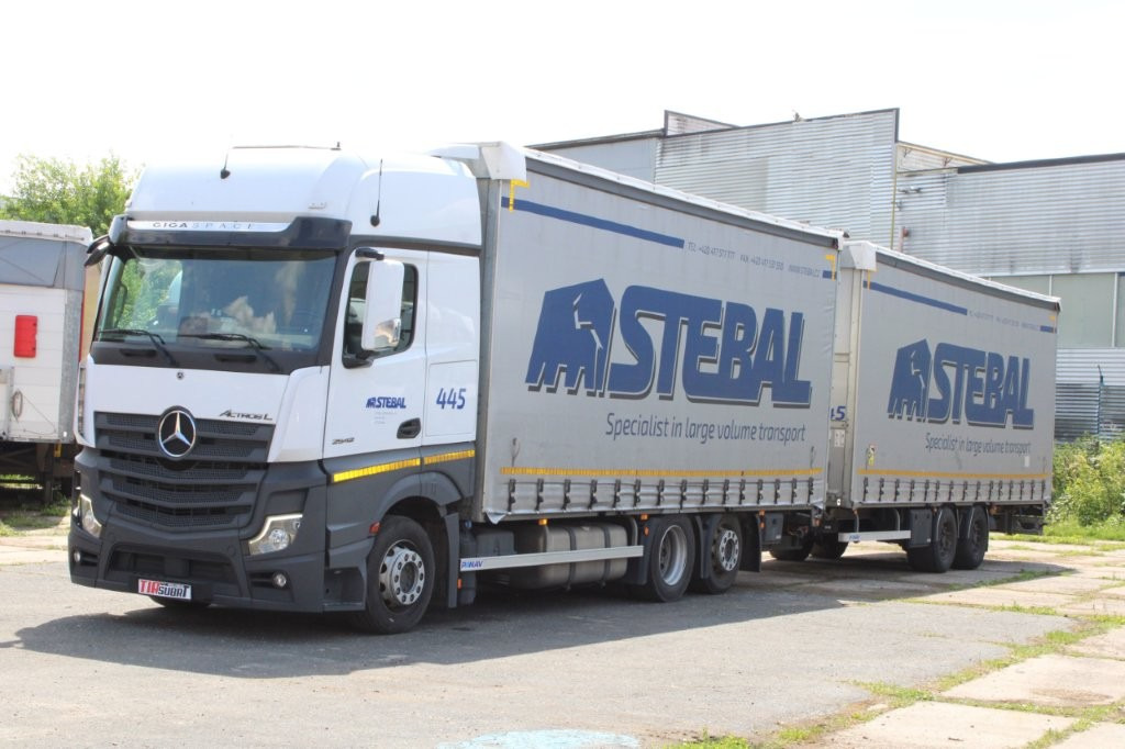 Mercedes-Benz Actros 2542 NAVIGACE + PANAV TVK 18 M (8,20m x 2,4 - Truk dengan terpal samping, Trailer dengan terpal samping: gambar 2 Mercedes-Benz Actros 2542 NAVIGACE + PANAV TVK 18 M (8,20m x 2,4 - Truk dengan terpal samping, Trailer dengan terpal samping: gambar 2