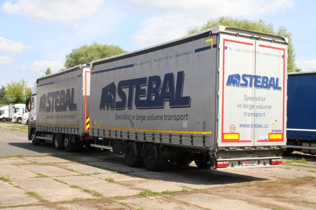 Mercedes-Benz Actros 2542 NAVIGACE + PANAV TVK 18 M (8,20m x 2,4 - Truk dengan terpal samping, Trailer dengan terpal samping: gambar 3 Mercedes-Benz Actros 2542 NAVIGACE + PANAV TVK 18 M (8,20m x 2,4 - Truk dengan terpal samping, Trailer dengan terpal samping: gambar 3