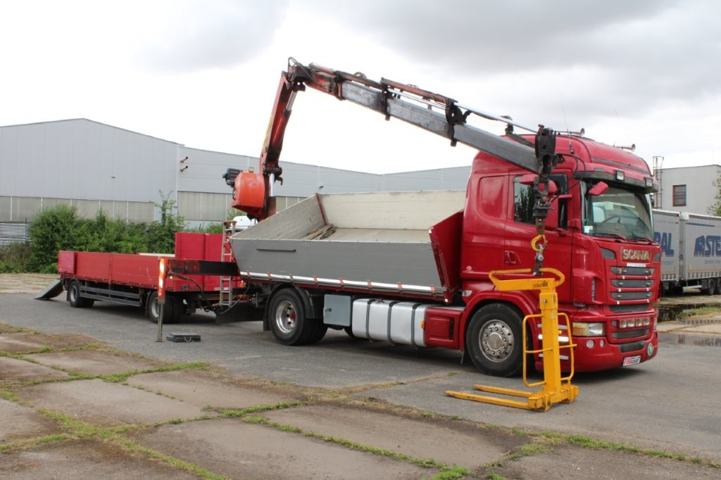 SCANIA R480 PALFINGER PK16000, EURO 5, CRANE FORKS - Truk jungkit, Truk derek: gambar 2 SCANIA R480 PALFINGER PK16000, EURO 5, CRANE FORKS - Truk jungkit, Truk derek: gambar 2